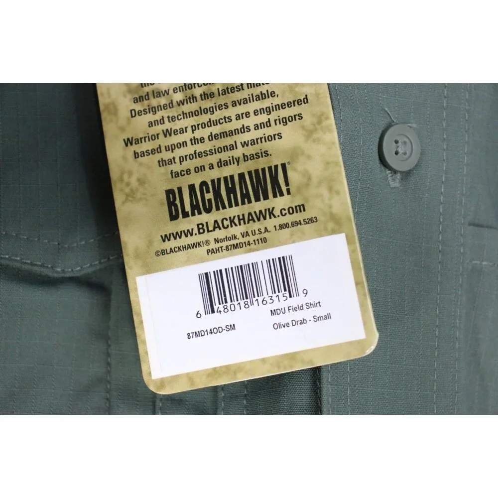 Blackhawk! Mens Small MDU Field Ripstop Button Up Shirt NEW C1215 - Picture 3 of 6